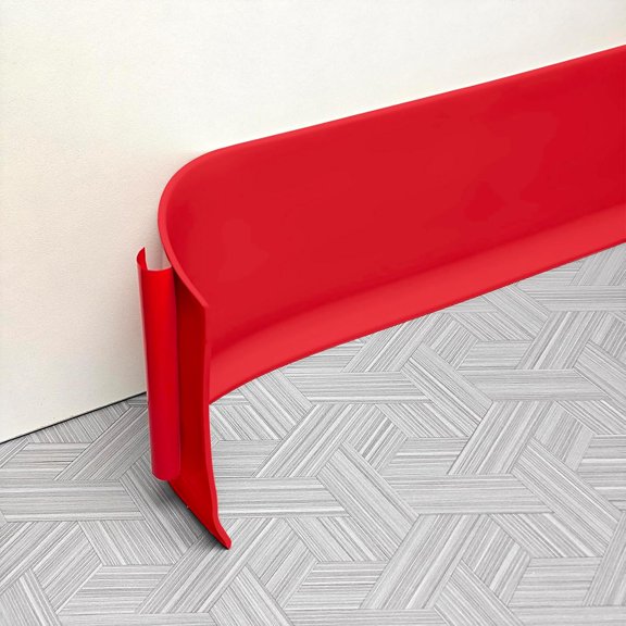 Red Flexible Baseboard Molding Trim, 4 Inch x 20 Feet Self-Adhesive Vinyl Wall Base Cove Base, Peel and Stick Rubber Wall Base Moulding Trim$$Tools & Hardware Other