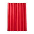 thumbnail image 1 of Red Flexible Plastic Shower Curtain Liner, Water Repellent Sturdy Bathroom Curtain, Waterproof Partition for Home Bathroom, Hotel and Shower Stall, 1 of 6