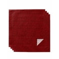 thumbnail image 1 of Red Floral Cloth Napkins Set of 4 Reusable Dinner Napkins, Country Farmhouse Abstract Flowers Pattern Cocktail Napkin Washable Table Napkins for Wedding/Holiday Party/Baby Shower 20"x20", 1 of 7
