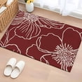 thumbnail image 1 of Red Flowers Entryway Rug 2'x3'&nbsp; Non Slip Front Door Mats, Spring Floral Botanical Modern Art Entrance Rugs Indoor Outdoor Carpet, Washable Floor Mats Small Area Rug for Bedroom Kitchen, 1 of 8