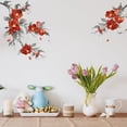 thumbnail image 1 of Red Flowers Wall Decals Branches Flowers Wall Stickers Peel and Stick Decal DIY Wall Art Home Wall Decor for Bedroom Living Room Wall Decoration Colorful, 1 of 9