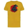 thumbnail image 1 of Red Flying Mat Samurai   T-Shirt Men -Image by Shutterstock, Male Small, 1 of 2