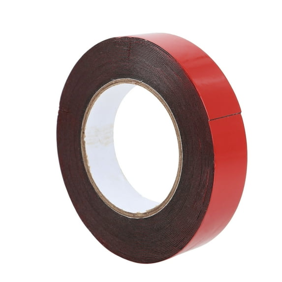 Red Foam Double Sided Tape for Car Door Window Photo Frame 10m x 25mm x 0.5mm
