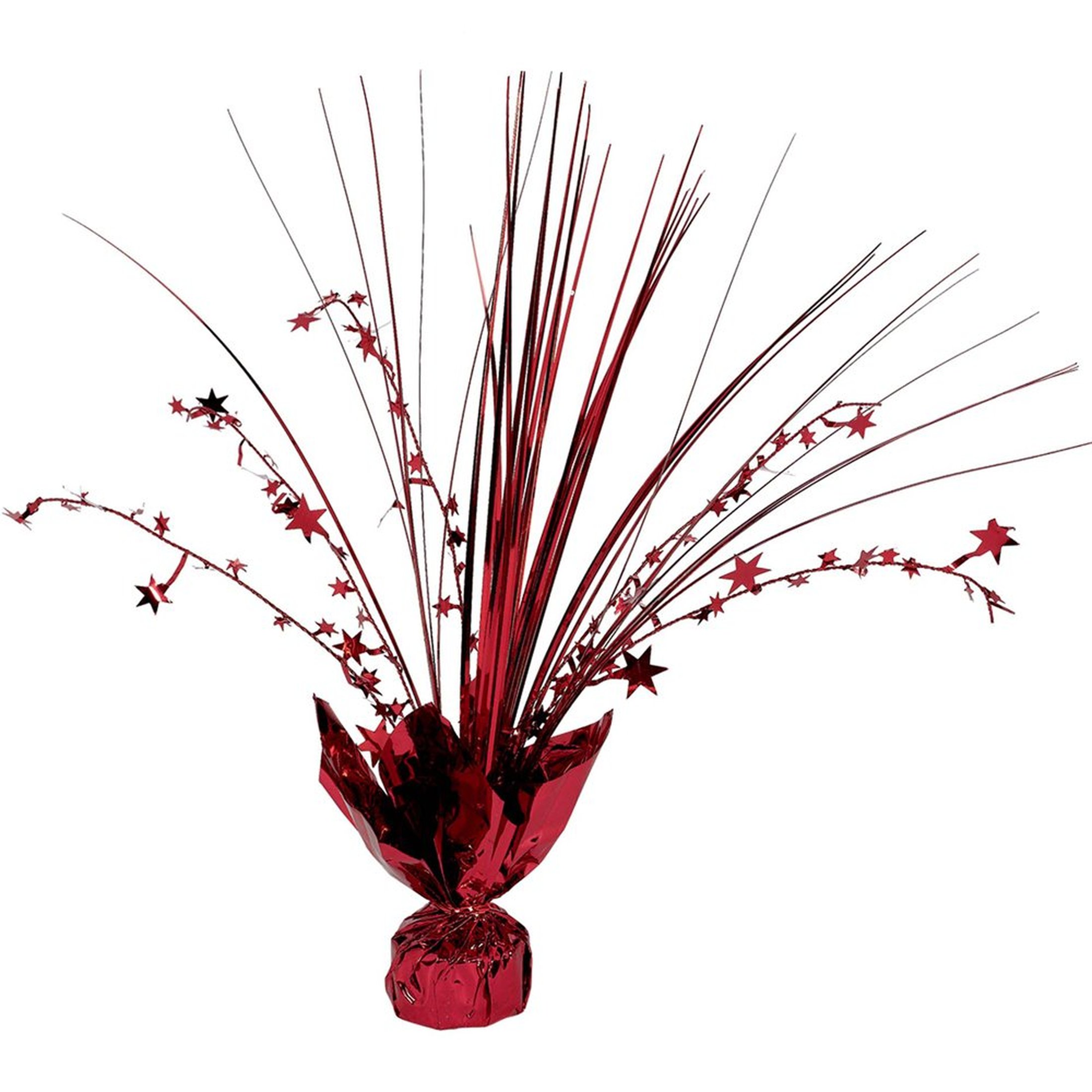 Red Focal Spray Centerpiece 12" Elegant Party Decor for Weddings