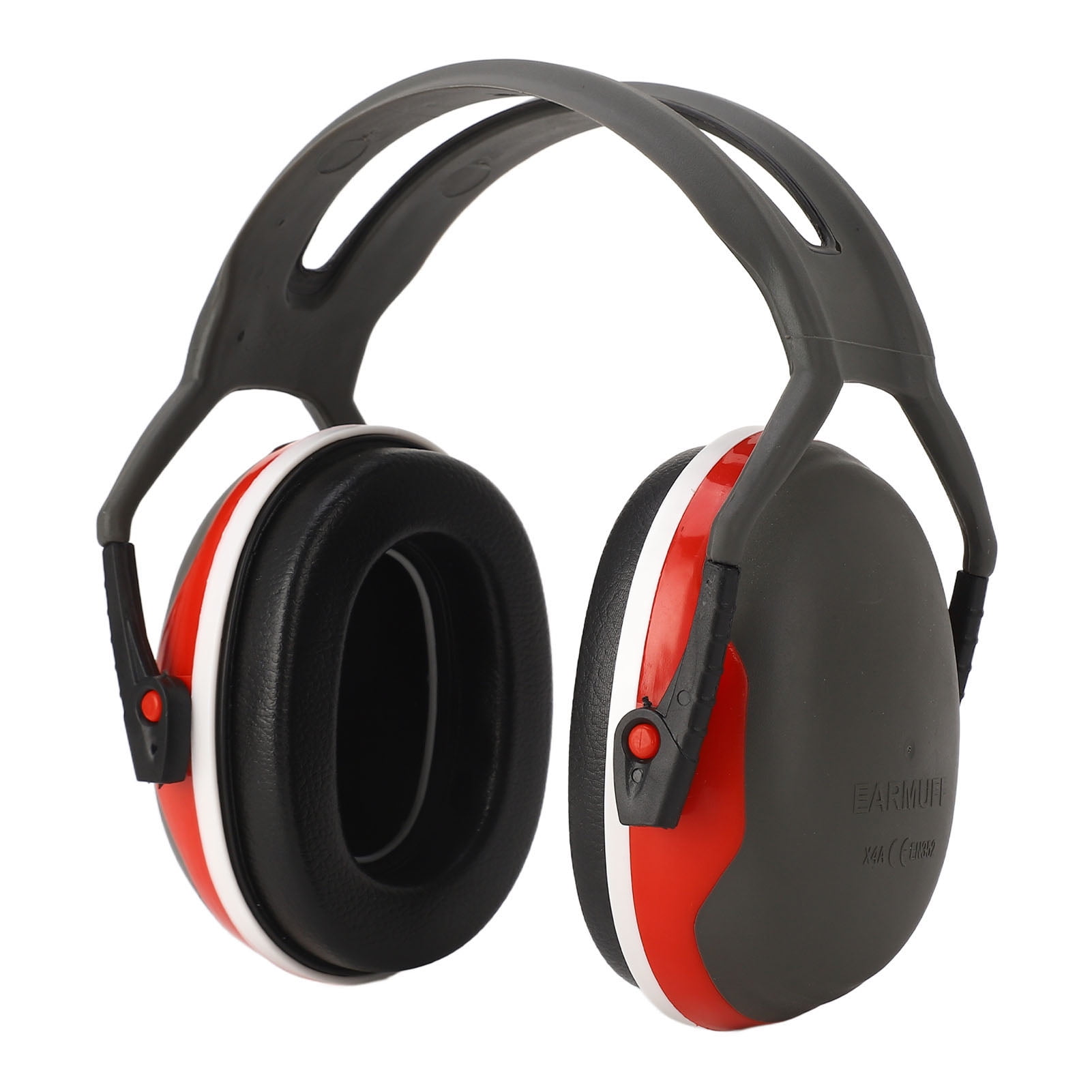 Red Foldable Noise Cancelling Safety Ear Muff for Sleeping and Working
