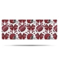 thumbnail image 1 of Red Football Helmets with Bows Pattern Bathroom Rugs Mat,Non Slip Microfiber Bathroom Rug,Rubber Backing,Soft Bathroom Mats for Bathroom Floor,Tub and Shower,47x17in(120x43cm), 1 of 3