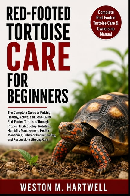 Red-Footed Tortoise Care for Beginners: The Complete Guide to Raising Healthy, Active, and Long-Lived Red-Footed Tortois, (Paperback)