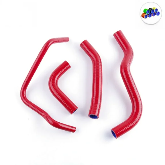 Red For 2003-2006 HONDA CB600F CB 600F HORNET Silicone Radiator Coolant Hose Kit