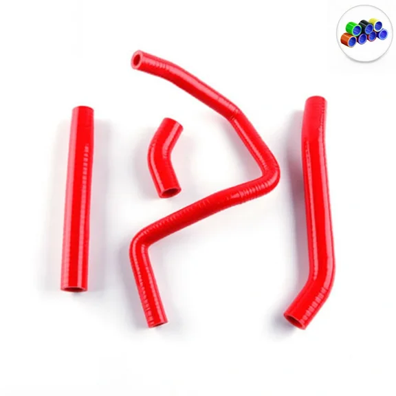 Red For Honda TRX700XX TRX 700XX 2008 2009 2010 2011 Silicone Radiator Hoses Kit