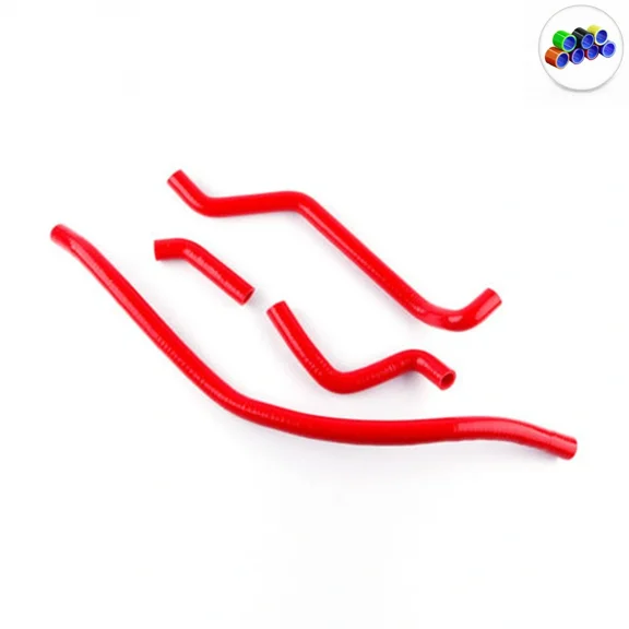 Red For Kawasaki KFX700 KFX 700 V Force 2004-2009 Silicone Radiator Hoses Kit
