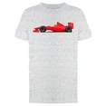 thumbnail image 1 of Red Formula Car Design T-Shirt Men -Image by Shutterstock, Male 3X-Large, 1 of 2