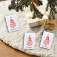 thumbnail image 1 of Red - Four Watercolor Christmas Trees Christmas Cards with Envelopes 3pcs C, 1 of 9