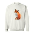 thumbnail image 1 of Red Fox Draw Sweatshirt Men -Image by Shutterstock, Male Medium, 1 of 4