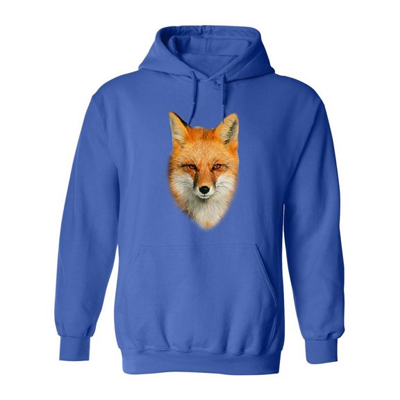 Red Fox Face Hoodie Women -SPIdeals Designs, Female Small
