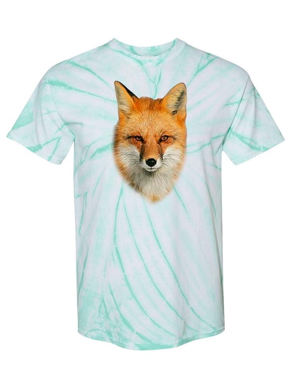 Red Fox Face Tie Dye Cyclone Men -SPIdeals Designs, Male Large