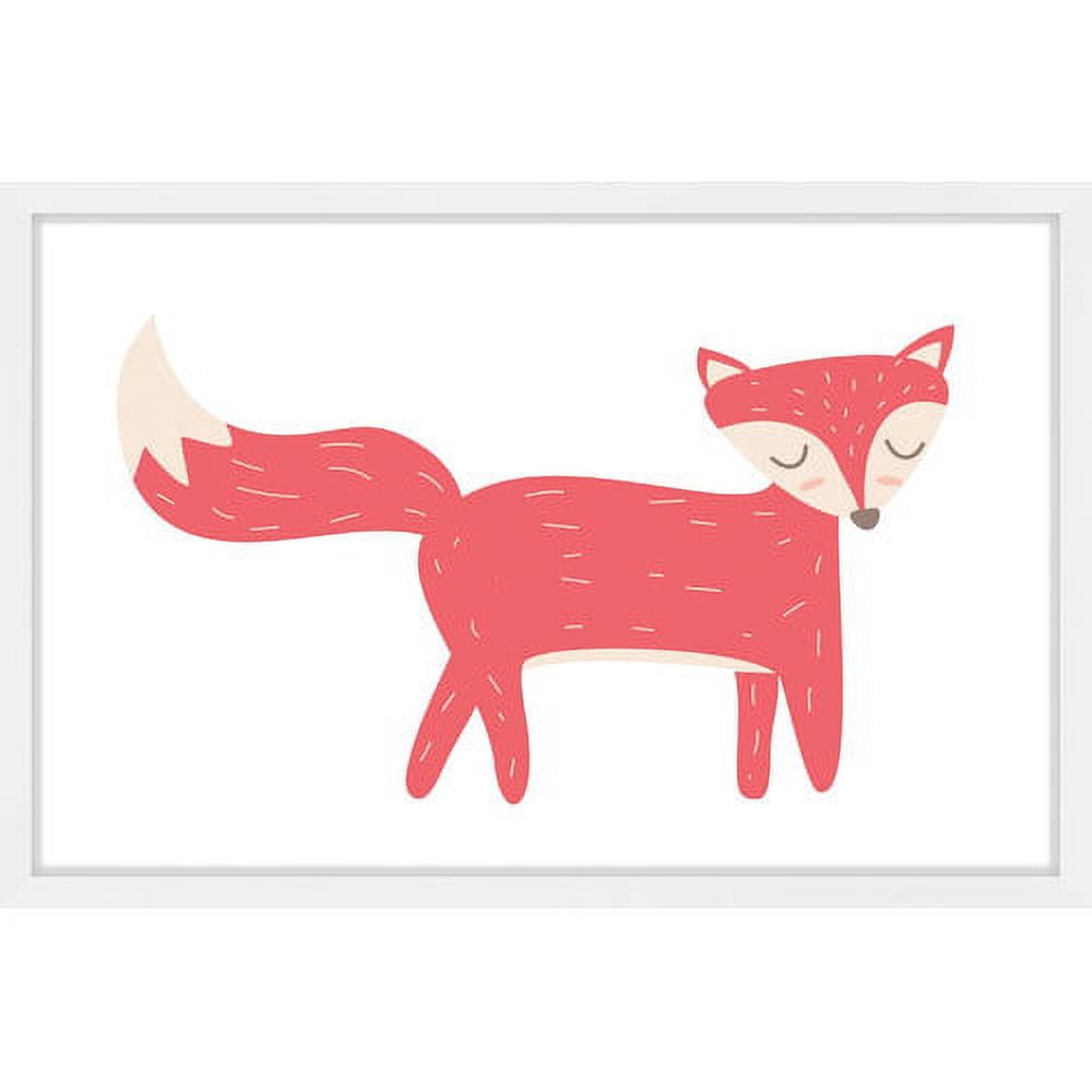 "Red Fox" Framed Painting Print