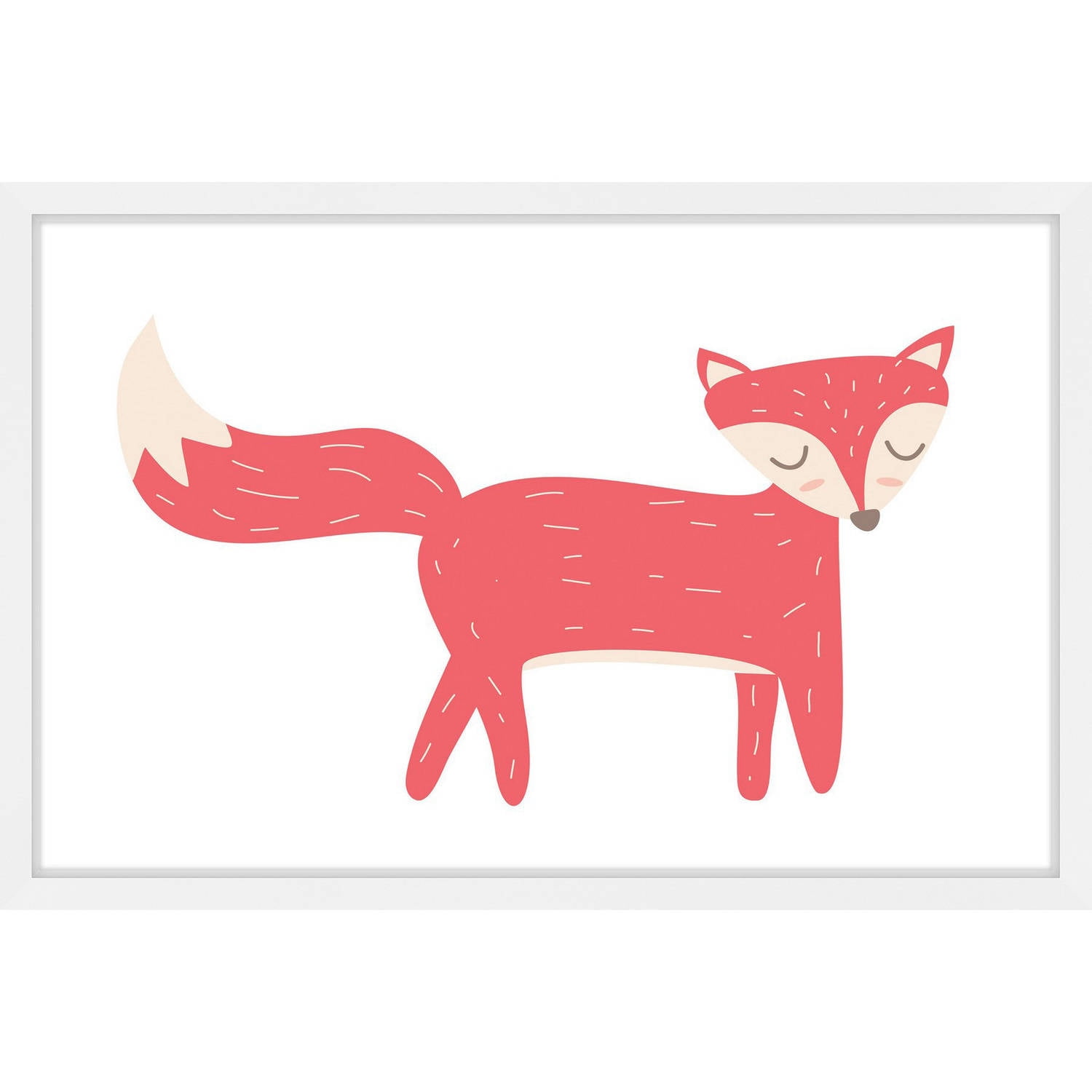 "Red Fox" Framed Painting Print