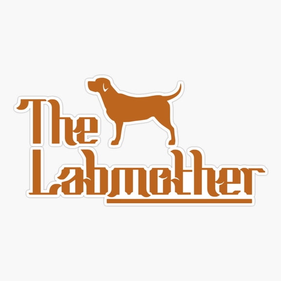 Red Fox Lab Labrador Retriever Mom Labmother Car Er, Phone Decal Water Bottle Stickers Car Decals, Funny Birthday Gift