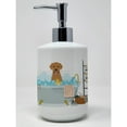 thumbnail image 1 of Red Fox Labrador Retriever Ceramic Soap Dispenser, 1 of 4
