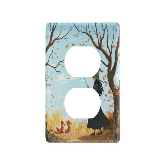 Red Fox Light Switch Cover Switch Plate Outlet Cover Plug Cover for Electrical Outlet