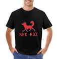 thumbnail image 1 of Red Fox Men’s Graphic T-shirt Vintage Short Sleeve Sport Tee Black S, 1 of 5