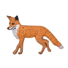 Red Fox - Natural Animal - Iron on Applique/Embroidered Patch