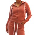 thumbnail image 1 of Red Fox Women's Casual Slim-Fit Fleece Full-Zip Athletic Hoodie Jacket with Pocket - Active, Running, Workout, 1 of 4