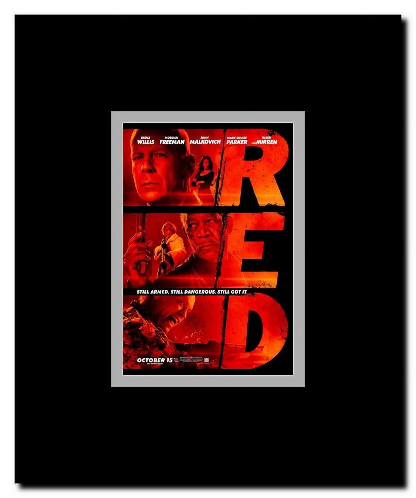 Red Framed Movie Poster