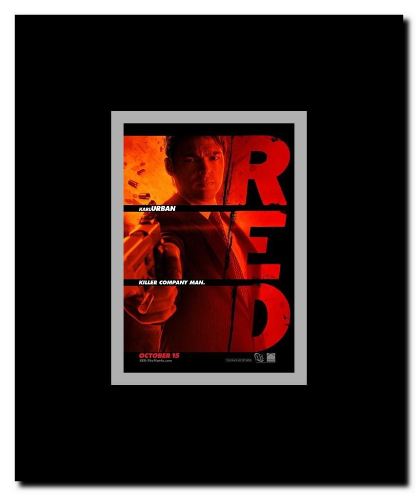 Red Framed Movie Poster