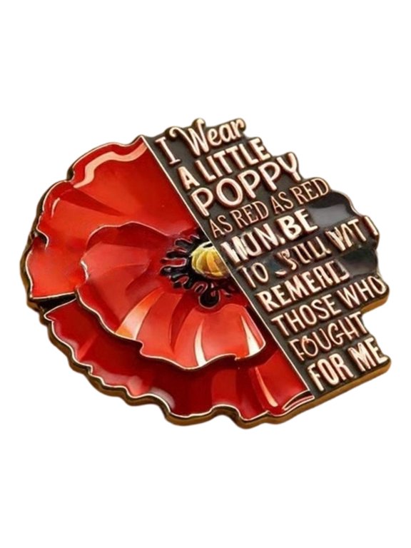 Red Friday Commemorative Badge Plastic Brooch Lapel Pin Clothing Jewelry Accessories For Backpacks Hat Bag Decoration