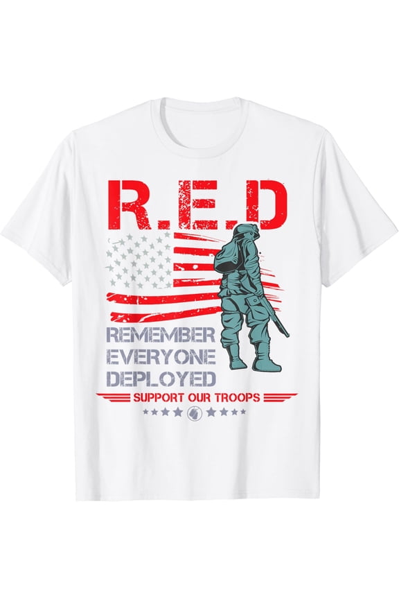 Red Friday Military Shirt, Remember Everyone Deployed T-Shirt