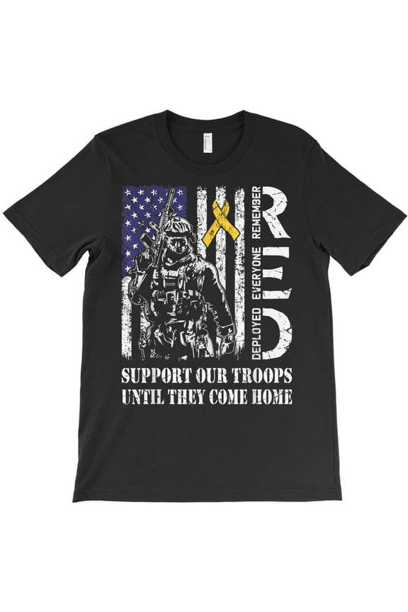 Red Friday Remember Everyone Deployed Support Our Troops, G18408 Unisex T-Shirt, Up to Size 5XL