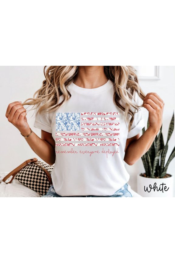 Red Friday Shirt, Remember Everyone Deployed TShirt, Red Friday, American Flag US Veteran Shirt, On Friday We Wear Red, Red T