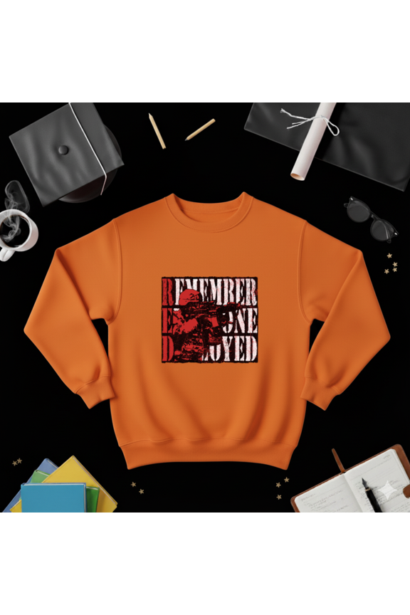 Red Friday Support Our Troops Remember Everyone Deployed Sweatshirt, up to size 5XL