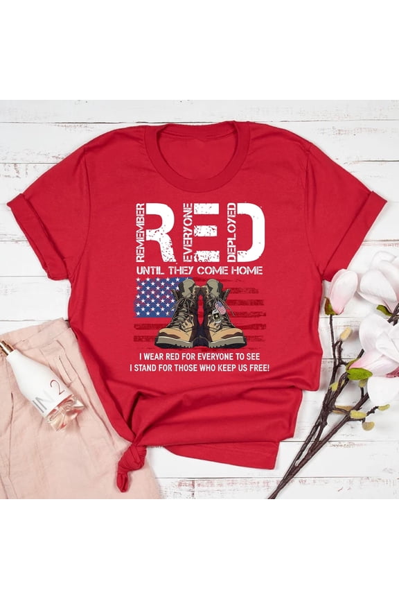 Red Fridays Shirt, On Fridays We Wear Red Shirt, Support Our Troops, Veterans Day Shirt 15