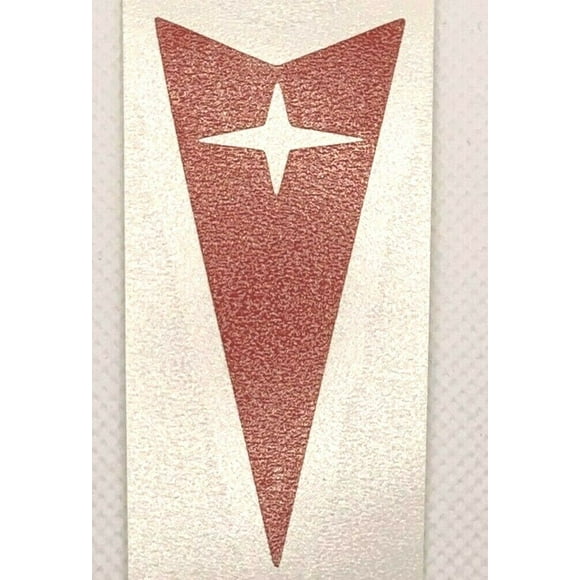 Red Front Arrowhead Emblem Overlay Decal 2008-2009 Pontiac G8 Models