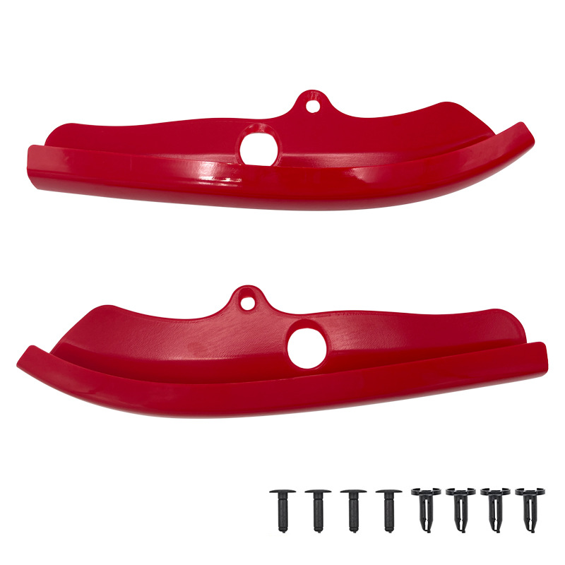 Splitter Guard Red-Front Bumper Protector Strip for Dodge Challenger RT, Scoop Body ...
