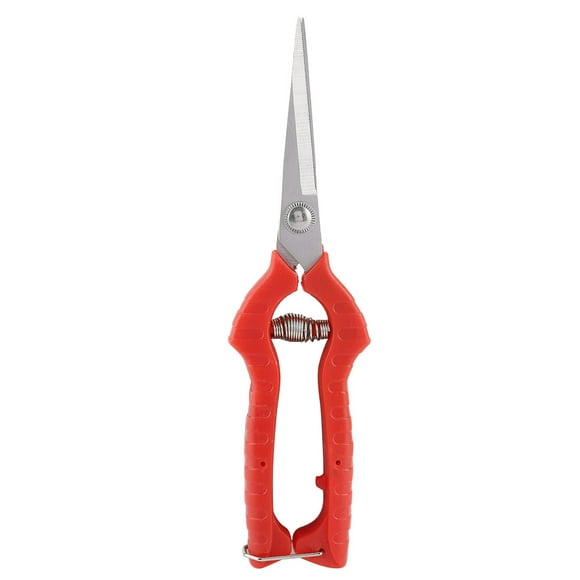 Red Fruit Picking Scissors Garden Cutter Flower Shears Hand Pruner Equipment 8"