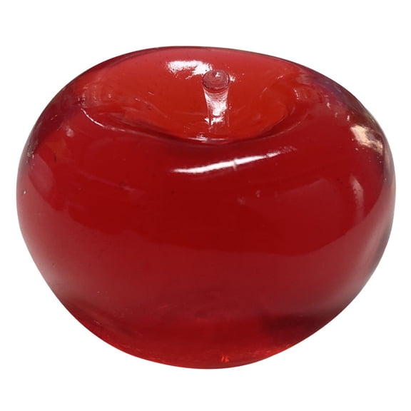 Red Fruit Squishy - Party Favor Calming Stone, Slow-Rise Rubber Sensory Tool, Fun Festive Decor Gift with Box