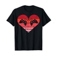 thumbnail image 1 of Red Gamer Heart Retro Mens Valentines Day Boys Kids Girls T-Shirt, 1 of 5
