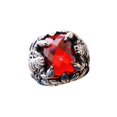 thumbnail image 1 of Red Garnet Ring, Silver Jewelry, 925 Silver Ring, Father's Day, Checker Garnet Scorpion Ring, January Birthstone Ring, Heavy Mens Ring, Spiritual Healing Gemstone, Christmas, Designer Mens Ring, 1 of 2