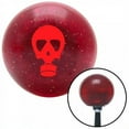 thumbnail image 1 of Red Gas Mask Skull Red Metal Flake Shift Knob with M16 x 1.5 Insert Shifter Auto, 1 of 1