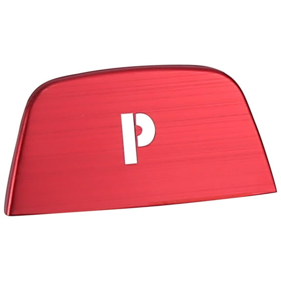 Red Gear Shift P Button Stickers Gear Shift Knob Lever Parking Button Cover for BMW 2 3 4 5 6 Series X3 X4 X5 X6