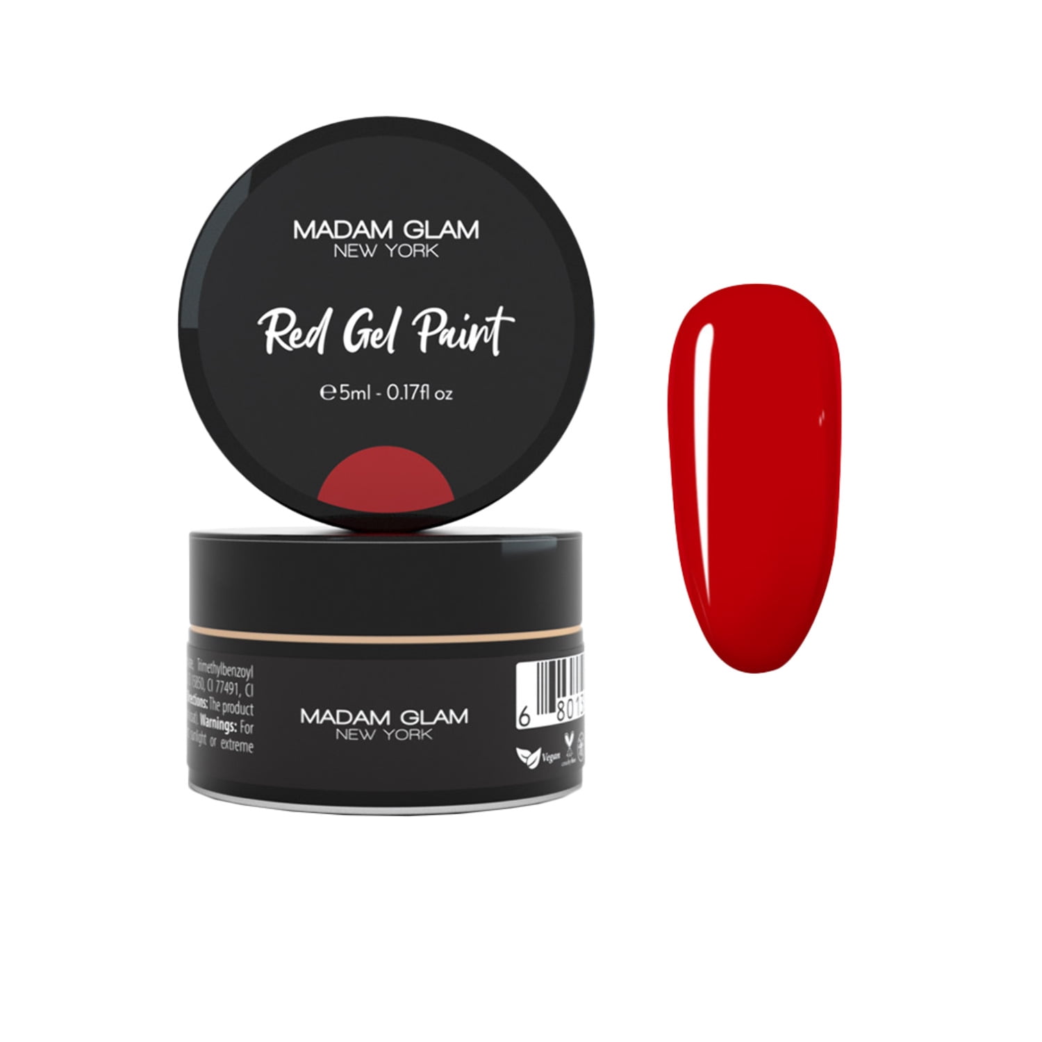 Red Gel Paint