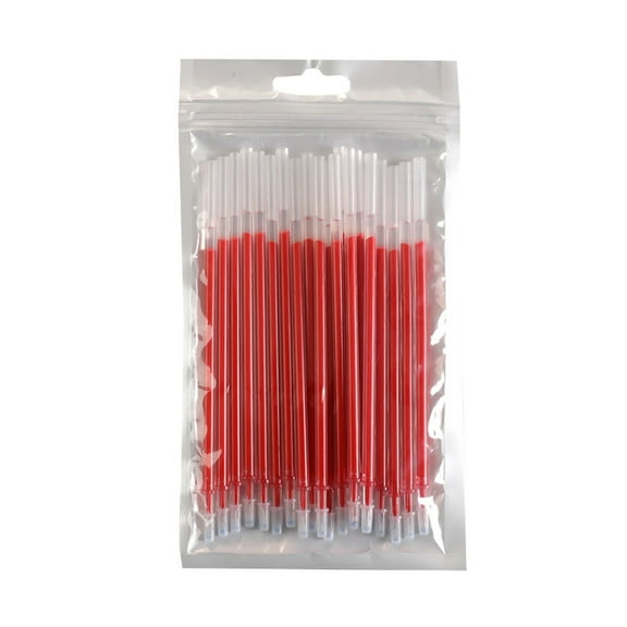Red Gel Pen Refills, 20 Pack Red Rollerball Gel Ink Pens Refills, Bulk Set, 0.5mm Fine Point for Writing Journaling Taking Notes Office Home