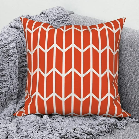 Red Geometric Cushion Cover Modern Nordic Pillow Home Sofa Car Decorative