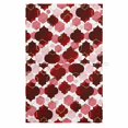 thumbnail image 1 of Red Geometric Moroccan 1 Pack Kitchen Towel, Water Absorbent Dish Towel, Abstract Art Red Ombre Modern Decorative Hand Towels - Quick Drying Cloth for Cooking Baking, 18x28 Inch, 1 of 8