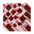 thumbnail image 1 of Red Geometric Moroccan Cloth Napkins, Abstract Art Red Ombre Modern Washable and Reusable Dinner Napkins Set of 4, Table Napkin for Kitchen Party Birthday Wedding Hotel Housewarming 20"x20", 1 of 9
