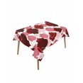 thumbnail image 1 of Red Geometric Moroccan Rectangle Tablecloth, Abstract Art Red Ombre Modern Waterproof & StainResistant Tablecloth, Washable Oil-proof Table Cover for Dining/Party/Wedding/Camping/Buffet 52x70 In, 1 of 9