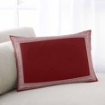 thumbnail image 1 of Red Geometric Small Pillow Covers, Country Farm Traditional Chinese Tile Soft Breathable Throw Pillow Cases with Invisible Zipper, Decorative Pillowcase Pillows Protectors for Sofa Bed Chair 12"x20", 1 of 9